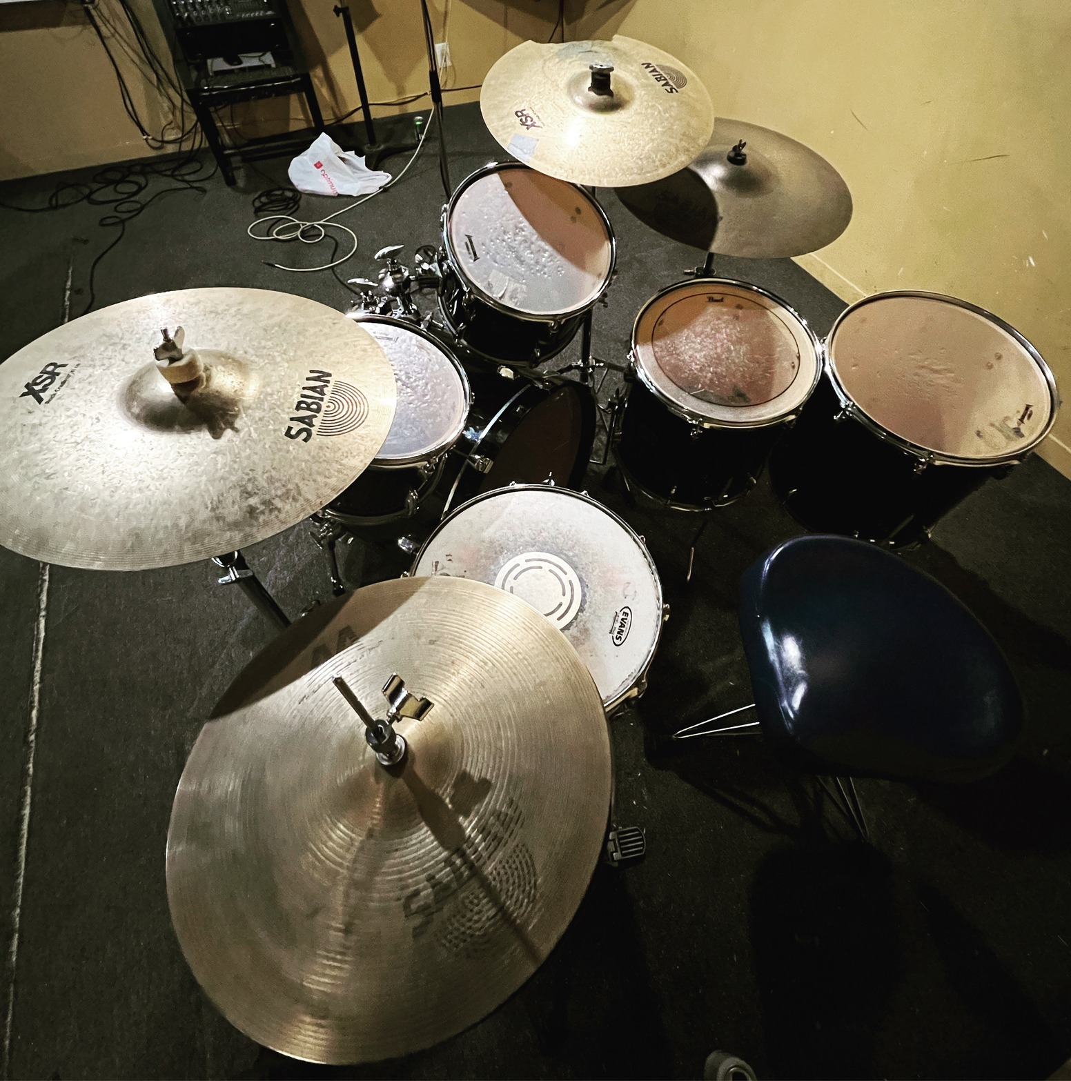 Percussion has stayed with me. Conservatoire Agostini, Paris.