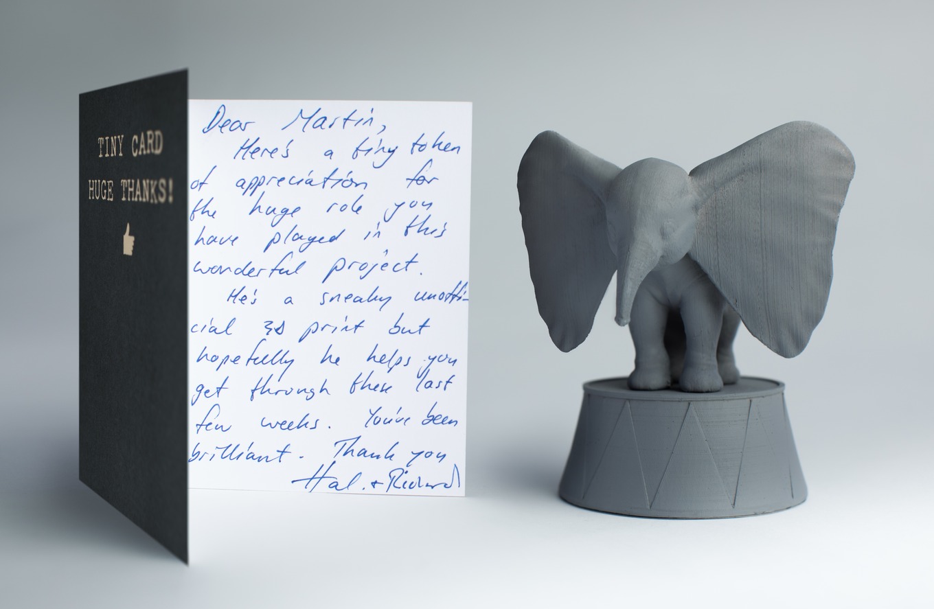 A thank-you from the Dumbo team
