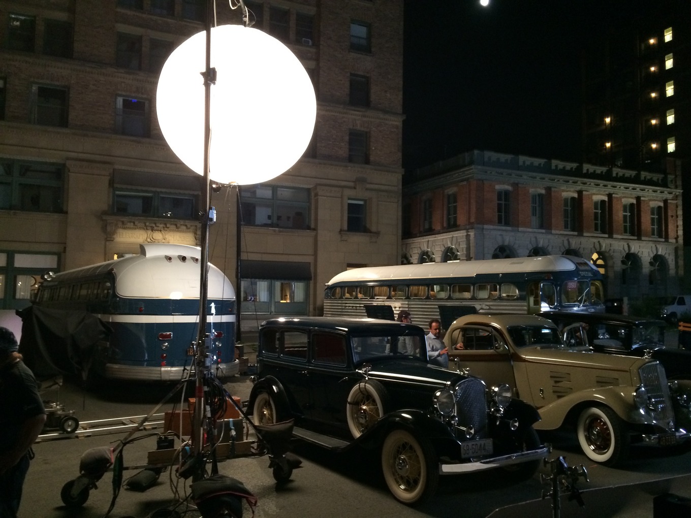 Period street, night